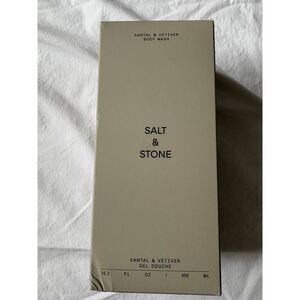 NIB Salt & Stone Body Wash SANTAL & VETIVER, 15.2oz NEW!